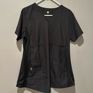 WonderWink Women's MATERNITY V-Neck Top Size M